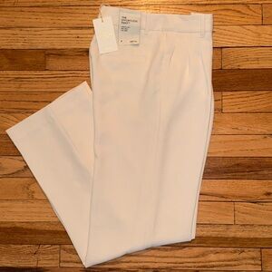 Aritzia Cream Wide Leg Pants